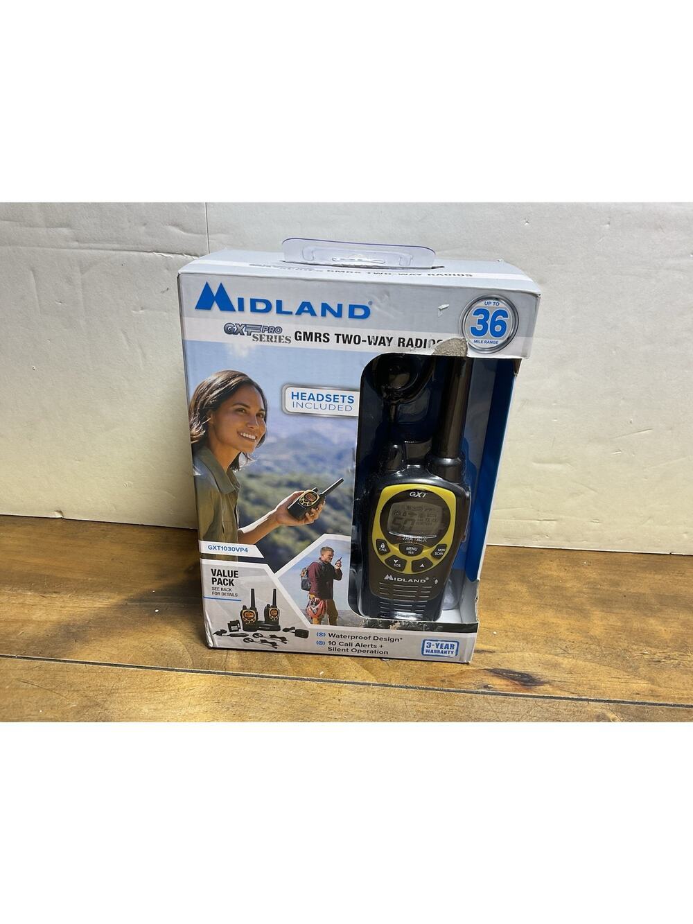 Midland GXT1030VP4 GMRS Two Way Radios
